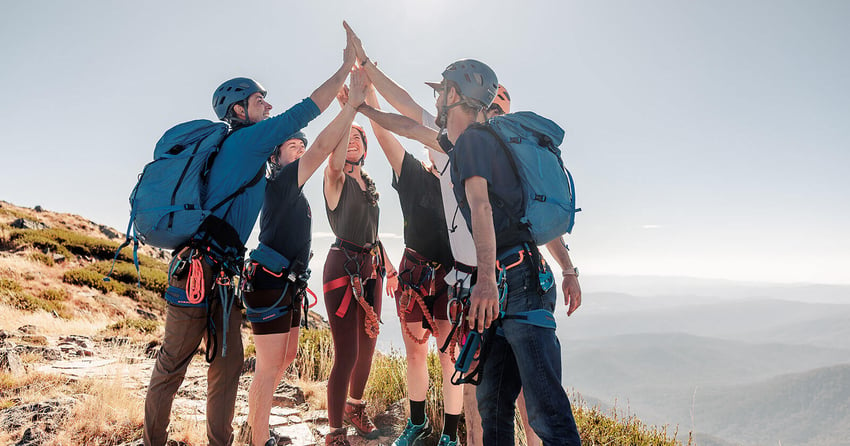 Rockwire is an exciting and adventurous climbing experience available at the Mt Buller summit