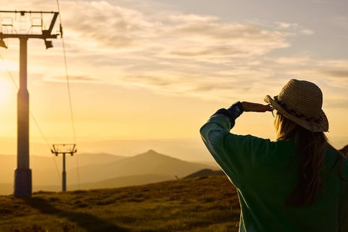 Summit sunset koflers summer Mt Buller 1